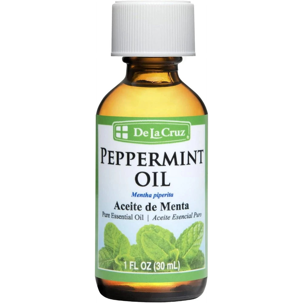 De La Cruz 100% Pure Essential Oil Peppermint Oil 1 Fl Oz (Pack of 24)