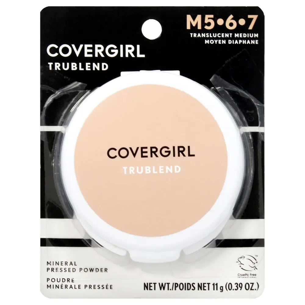 Cover Girl Trublend Pressed Powder Translucent Medium #41 0.39Oz (Pack of 72)