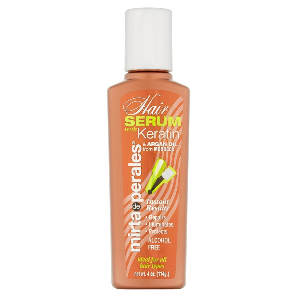 Mirta de Perales Keratin Shine Enhancing Hair Serum with Argan Oil from Morocco 4 Oz (Pack of 36)