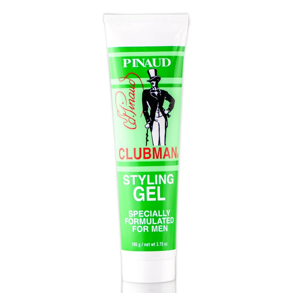 Clubman Pinaud Styling Gel Hair Groom for Men, 3.75-Ounce (Pack of 6) 4 Oz
