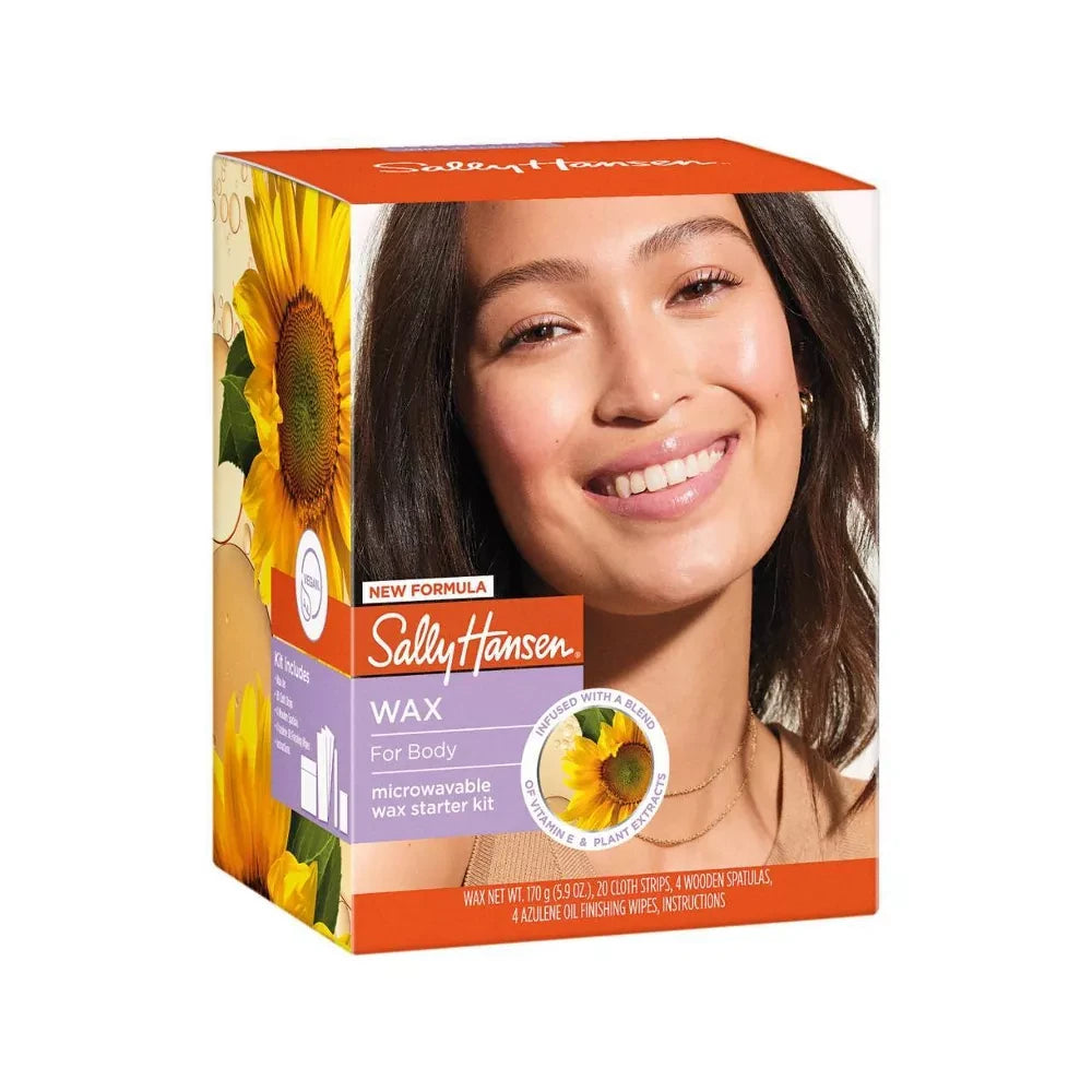 Sally Hansen Microwavable Wax for Body Kit - 6oz (Pack of 24)