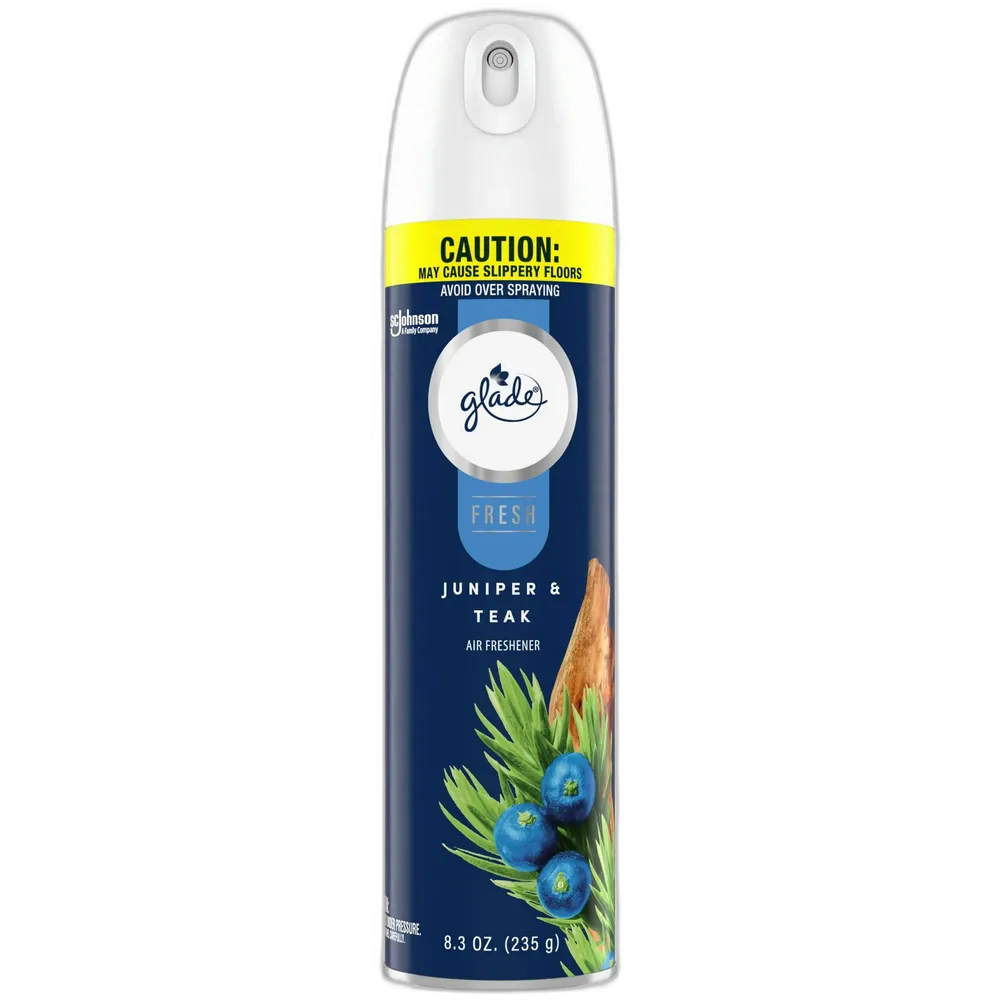 Glade Aerosol Spray Juniper & Teak 8.3 oz (Pack of 6)