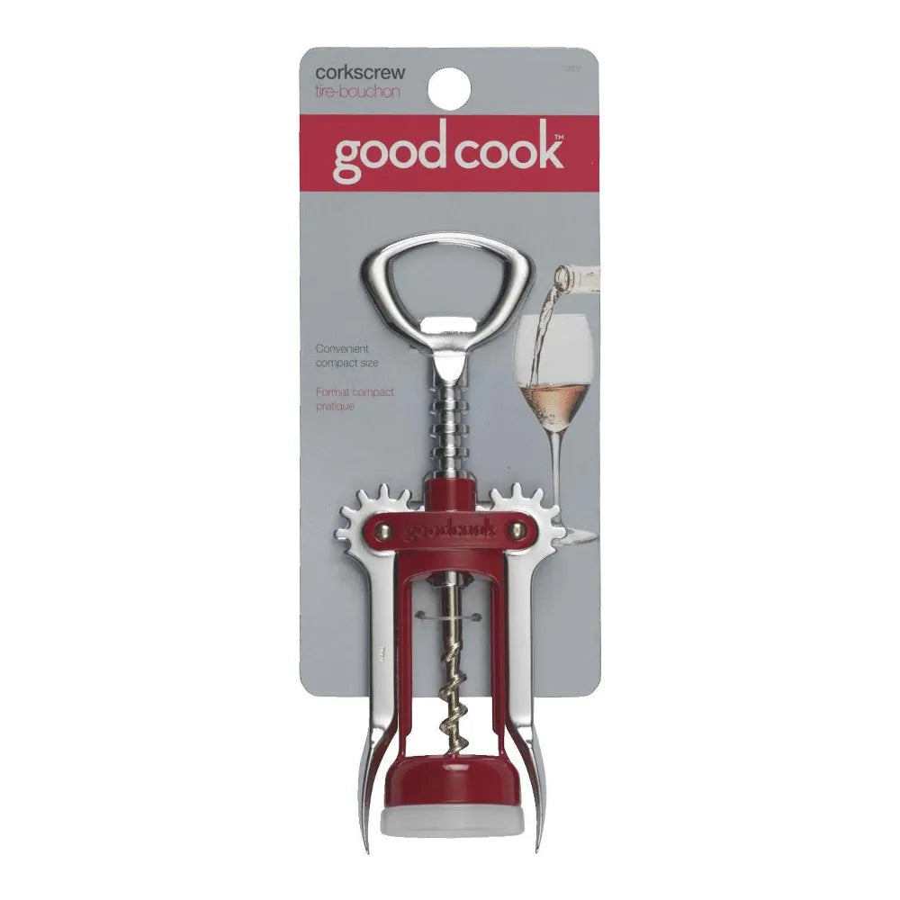 Good Cook Wing Corkscrew Bottle Opener 4.90Oz (Pack of 72)