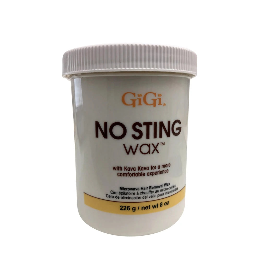 GiGi No Sting Wax with Kava Kava Microwave Hair Removal Wax 226g/8oz (Pack of 24)