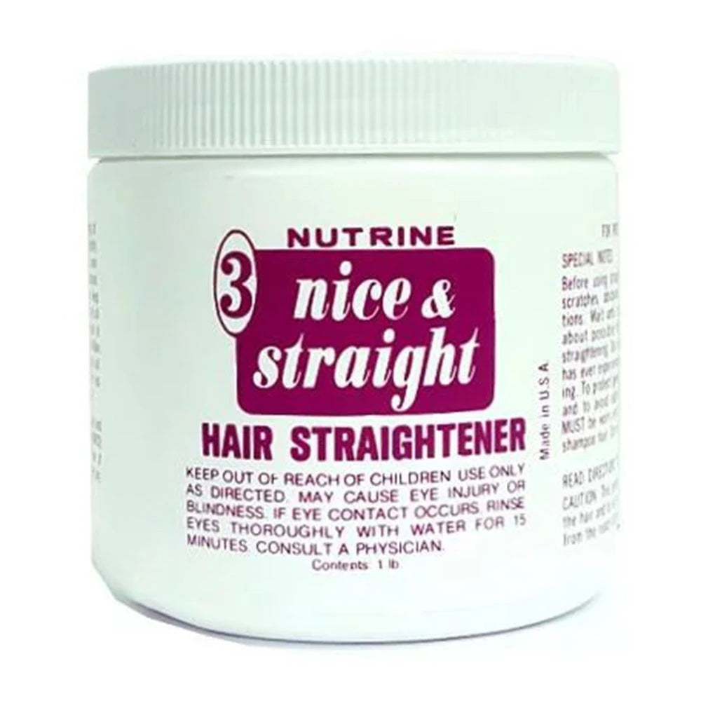Nutrine Nice and Straight Hair Straightener Ounce 16 Oz (Pack of 12)