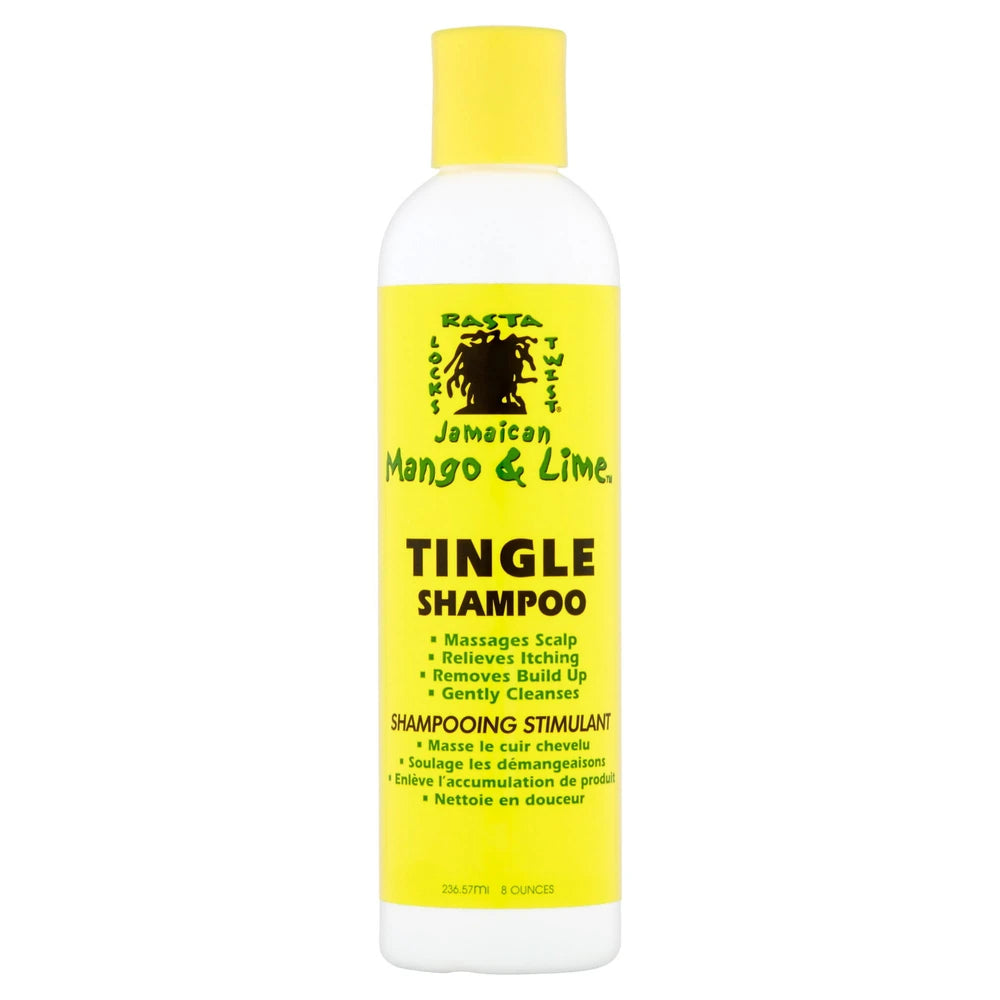 Jamaican Mango & Lime 8 oz. Tingle Shampoo Moisturizing Twist and Braids Unis (Pack of 6)