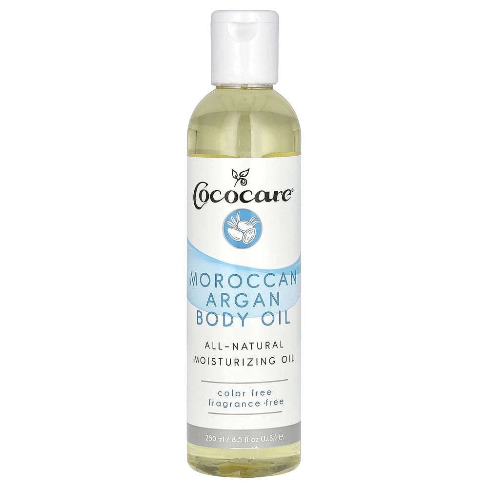 Cococare Moroccan Argan Body Oil Fragrance Free 8.5 fl oz (250 ml) (Pack of 12)