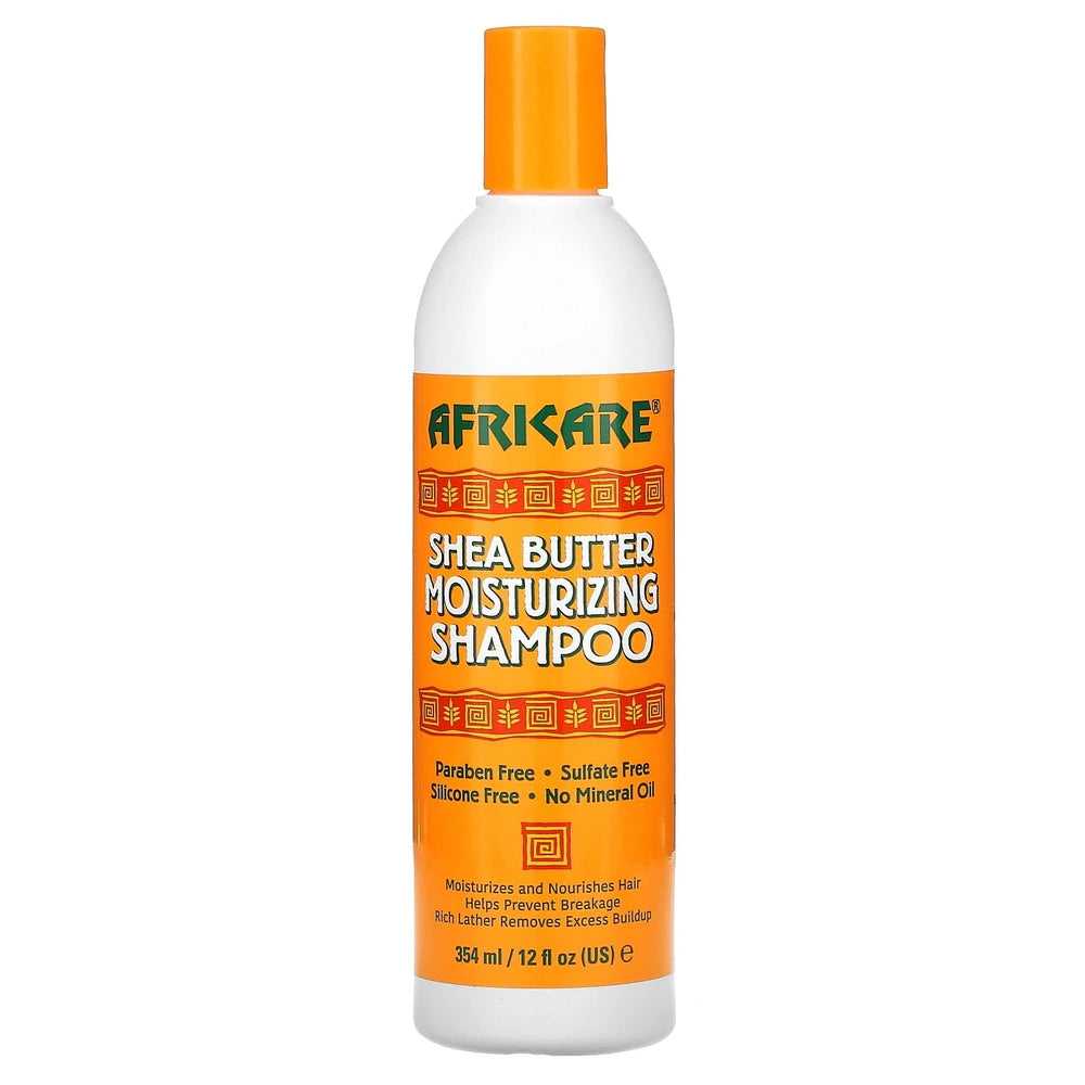 Cococare Africare Shea Butter Moisturizing Shampoo 12 Fl Oz(354 ml) (Pack of 12)