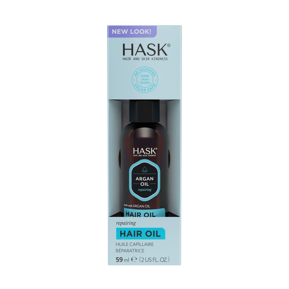 HASK Argan Oil Repairing Hair Oil 2 fl. oz (Pack of 6)