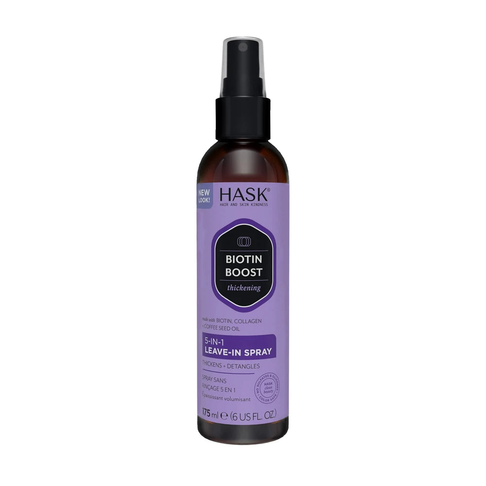 Hask Biotin Boost 5-in-1 Leave-in Spray 6 Oz (Pack of 6)