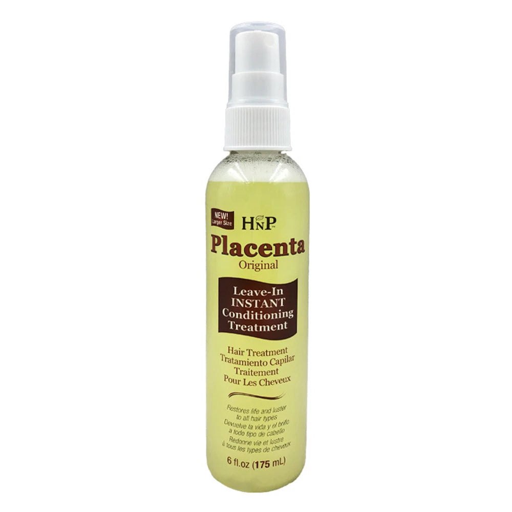 HNP Placenta Original Leave-in Instant Conditioning Treatment - All Hair Types 6 Oz (Pack of 6)