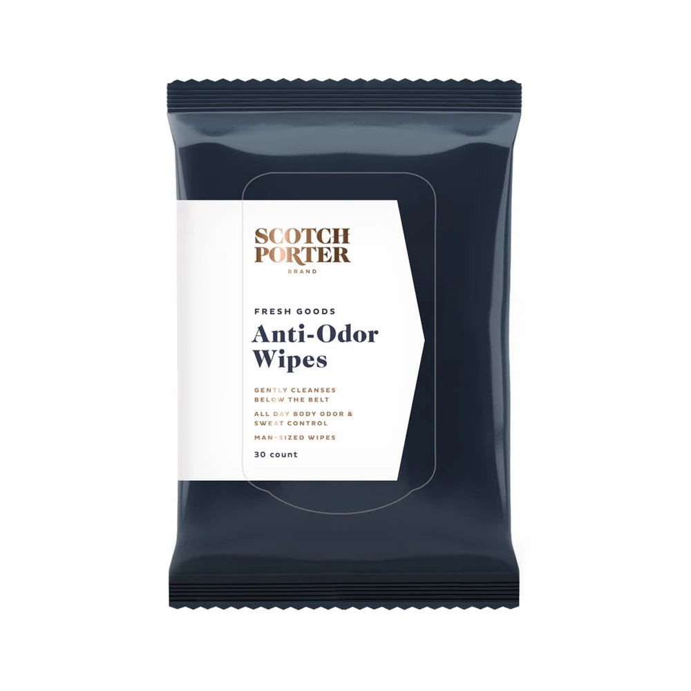 Scotch Porter Fresh Goods Anti-Odor Wipes 30 Ct. (Pack of 24)