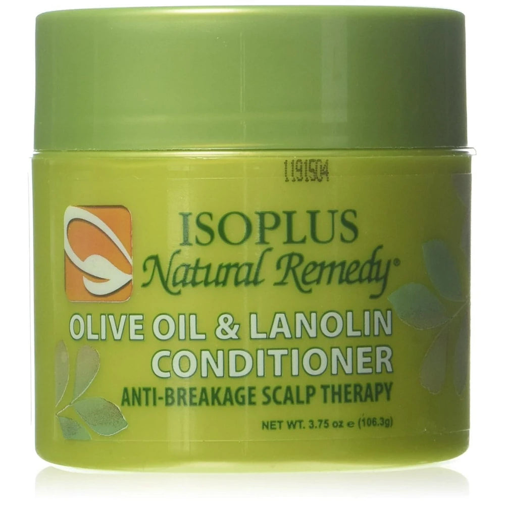 Isoplus Natural Remedy Olive Oil & Lanolin Contitioner 3.75 oz (Pack of 12)