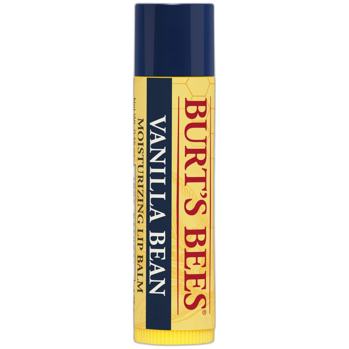 Burts Beesmoisturizing Lip Balm Vanilla Bean 0.15Oz (Pack Of 72)