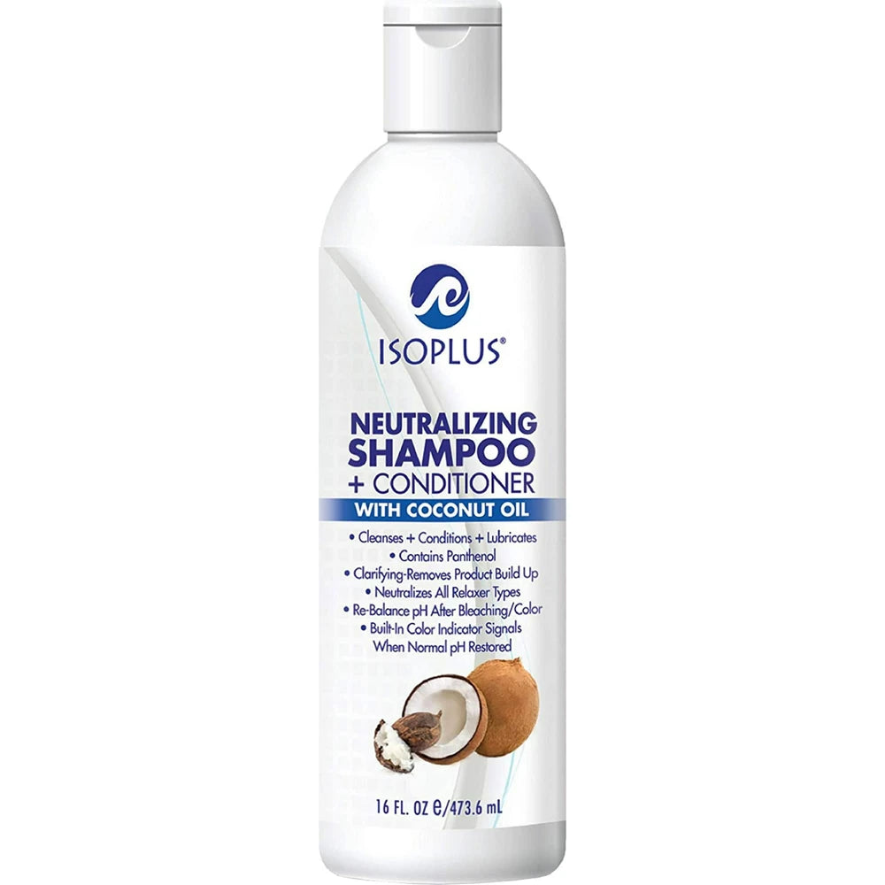 Isoplus Neutralizing Shampoo with Coconut Oil 16 oz. All Hair Types (Pack of 6)