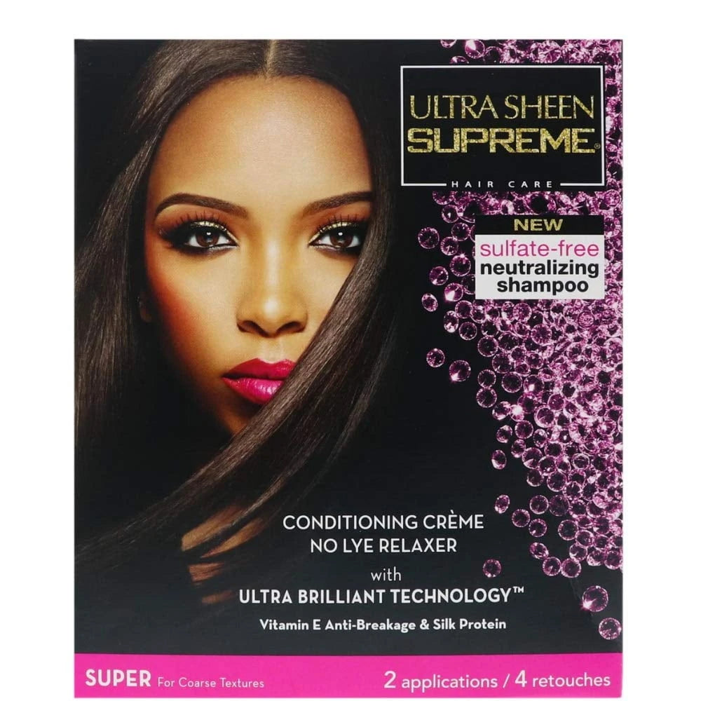 Ultra Sheen Supreme Conditioning Creme Relaxer Super 1 ea (Pack of 4)