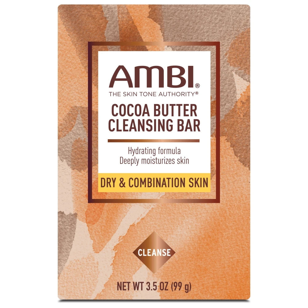 AMBI Cocoa Butter Cleansing Bar Soap - 3.5oz (Pack of 24)