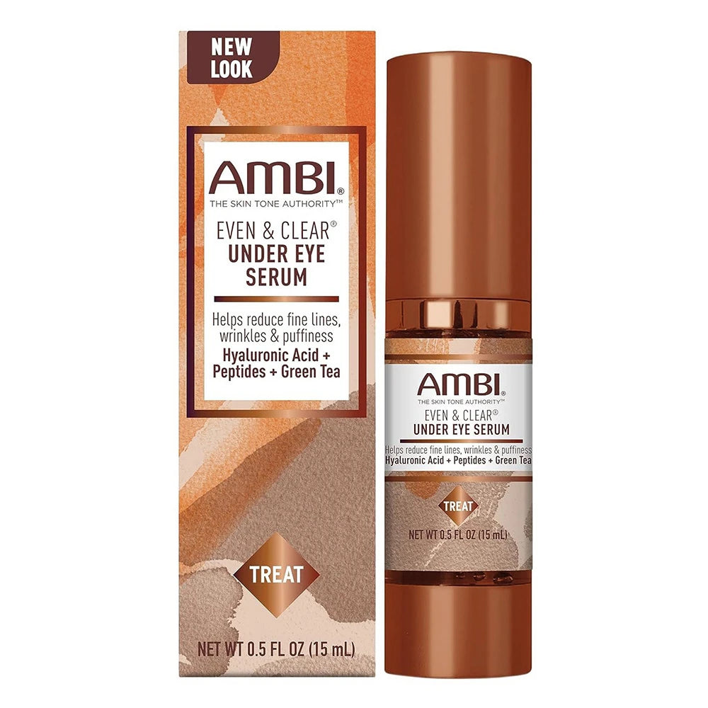 Ambi Even & Clear Under Eye Serum for All Skin Types 0.5. Oz (Pack of 24)