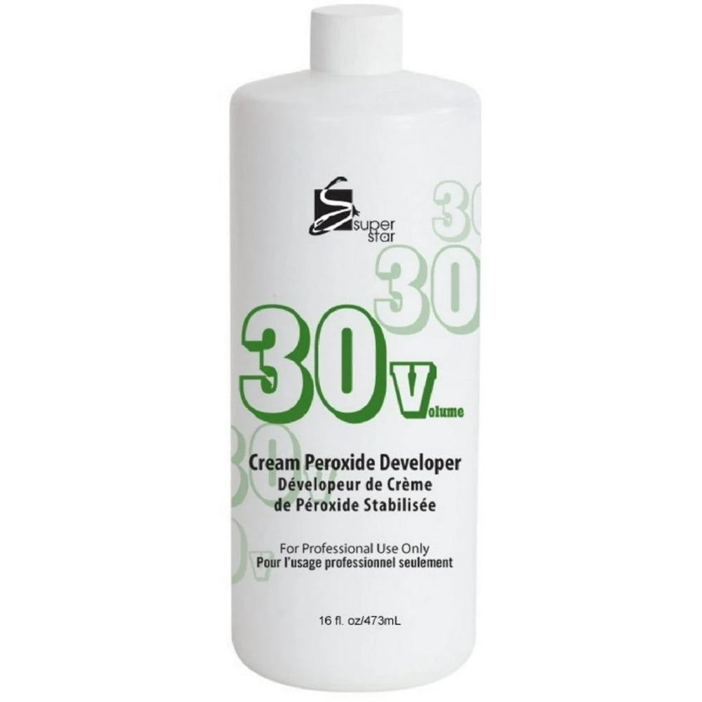 Superstar Stabilized Cream Peroxide Developer 30v Hc-50302 16 oz - (Pack of 1)