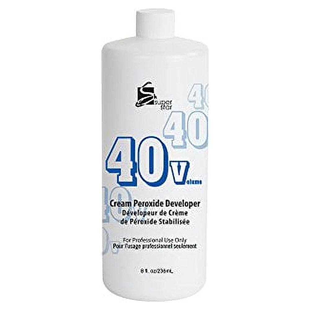 Superstar Stabilized Cream Peroxide Developer 40V HC 8 oz (Pack of 12)