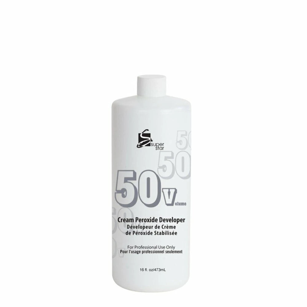 Cream Peroxide Developer 50 Volume (16 Oz) By Super Star (MRN50504) Hair Care (Pack of 12)