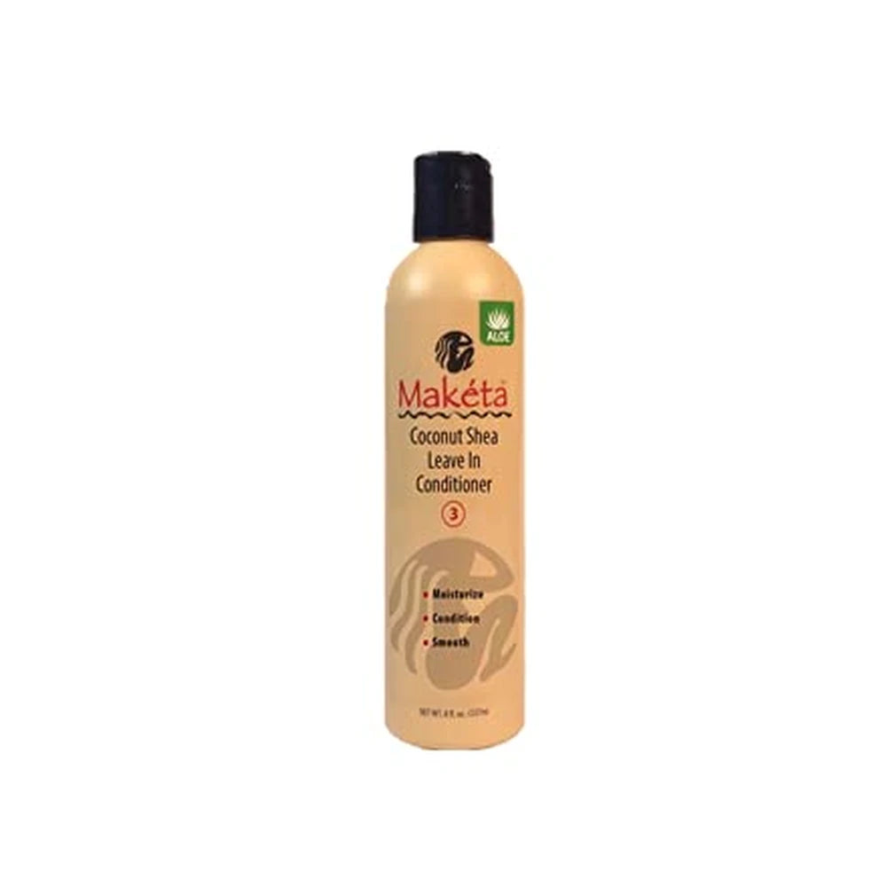 Maketa Coconut Shea (Leave in Conditioner) 8 Oz (Pack of 6)
