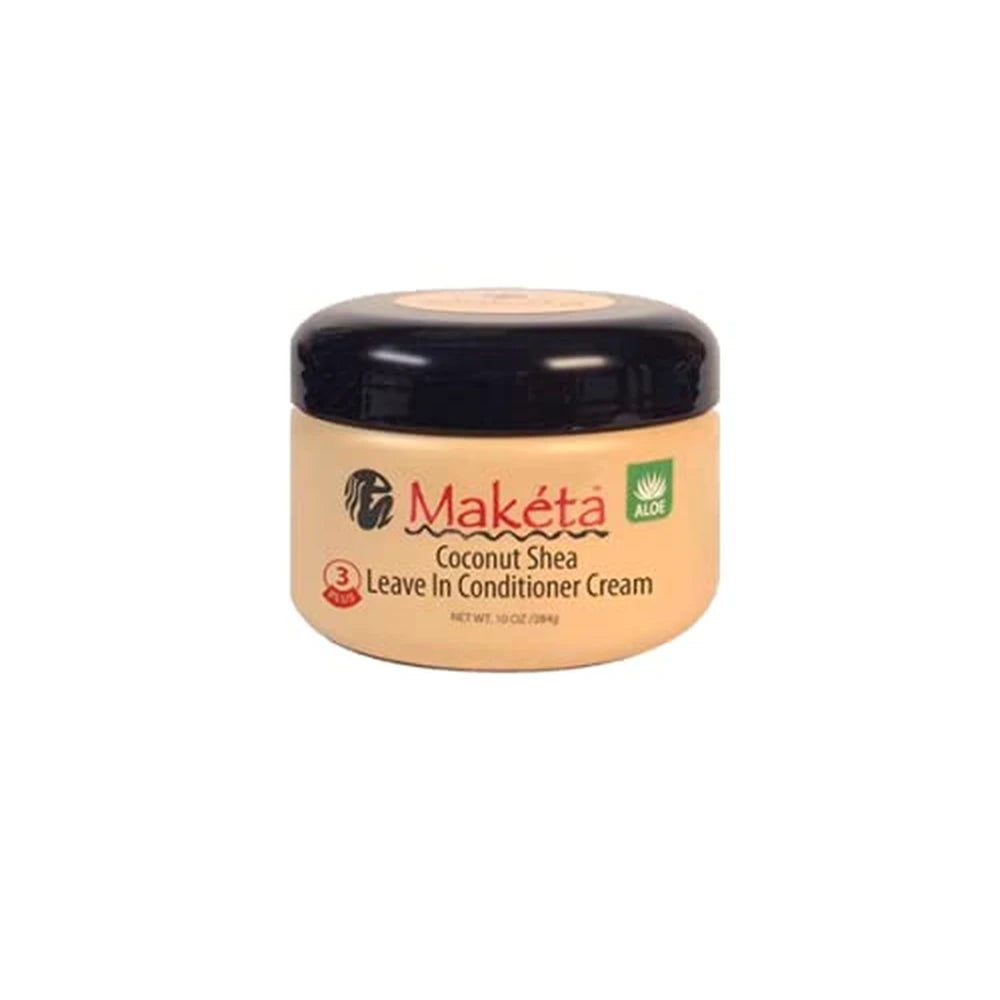 Maketa Coconut Shea (Leave in Conditioner Cream) 10 Oz (Pack of 6)