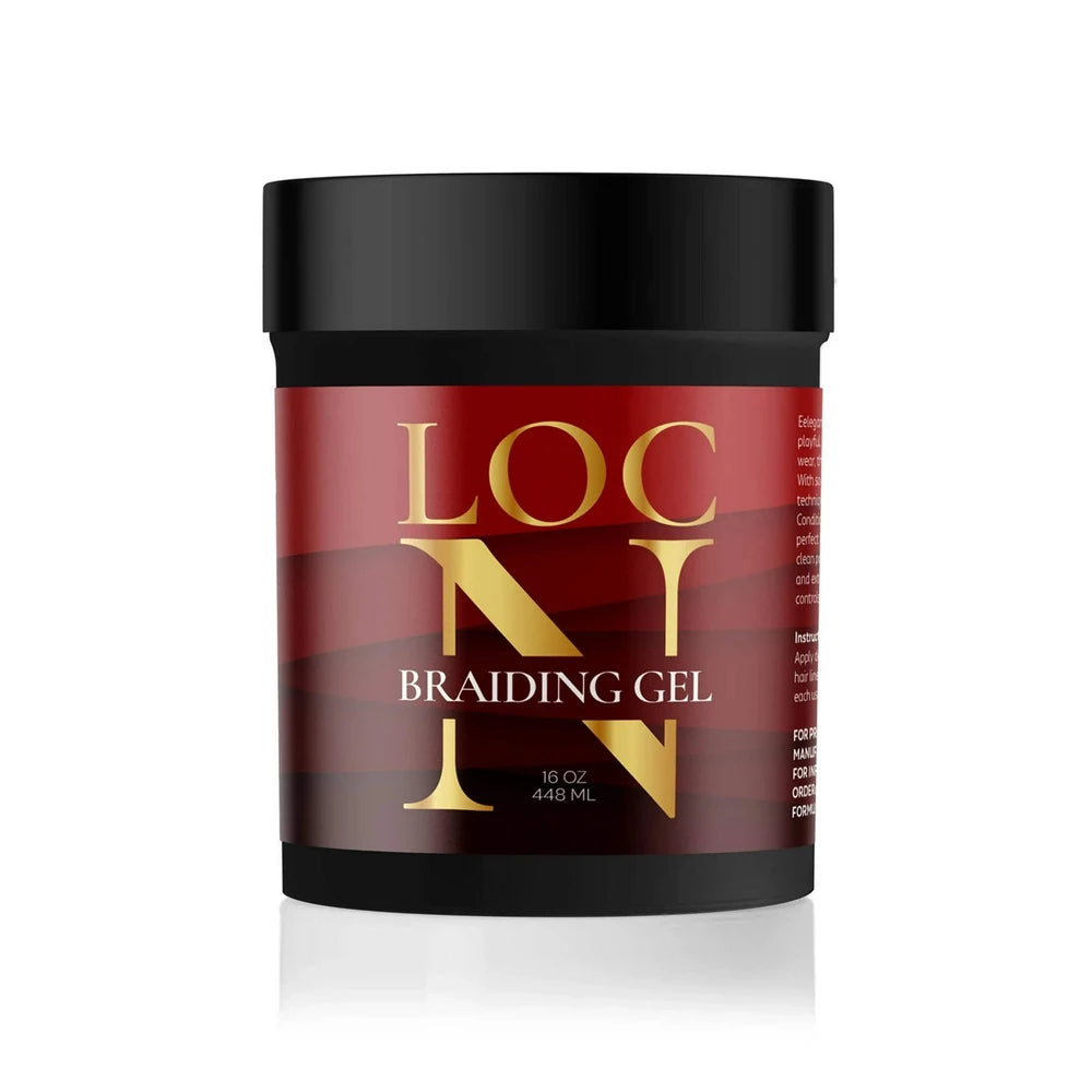 Loc N Braiding Gel 16 Oz Hair Care (Pack of 12)