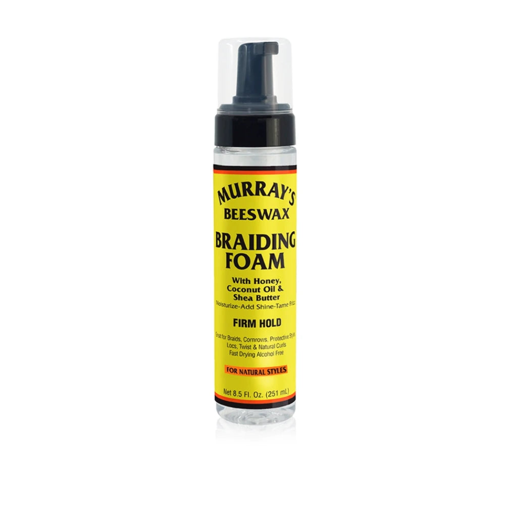 Murrays Beeswax Braiding Foam Frim Hold 8.5 Oz (Pack of 6)