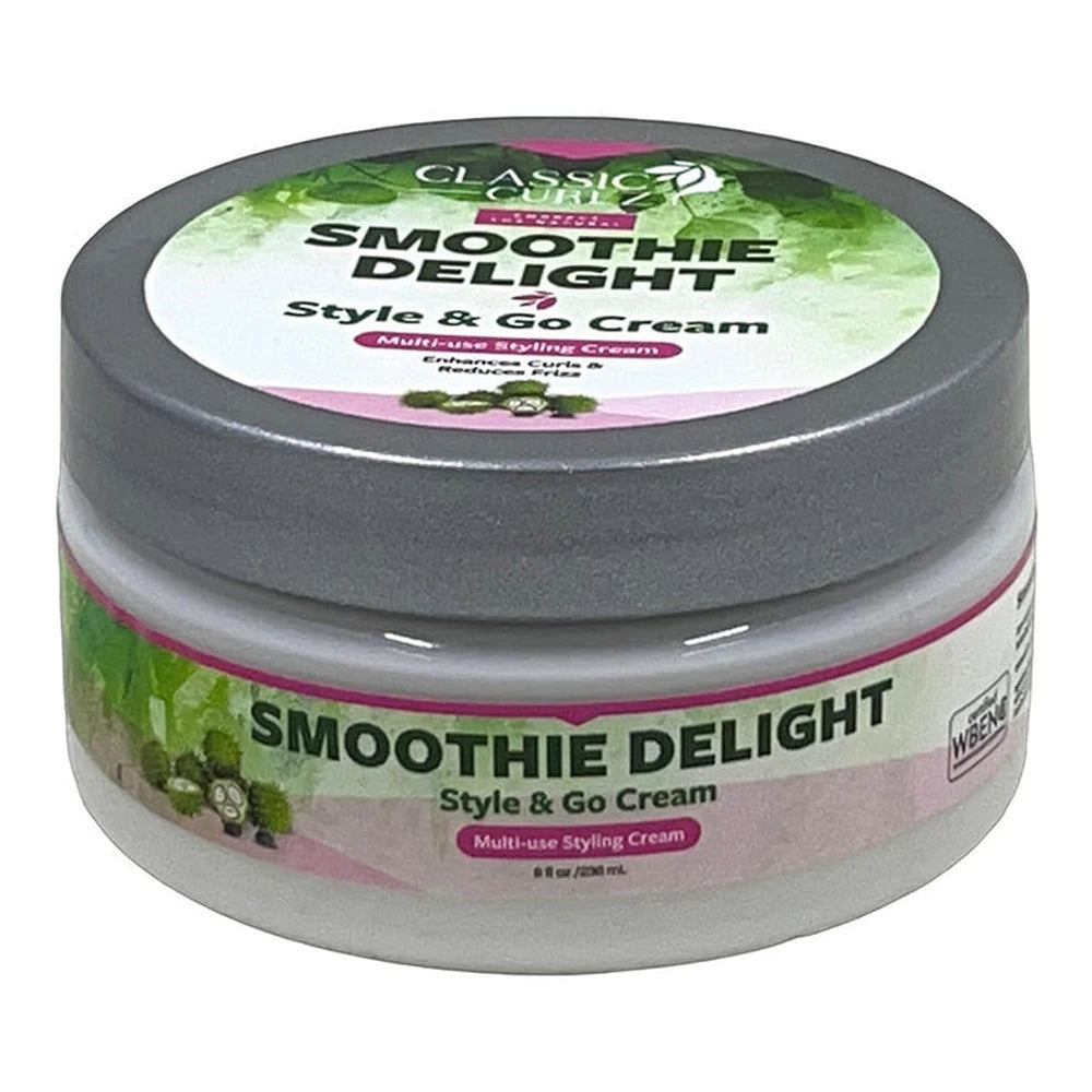 Classic Curlz Curl Enhancing In-Shower Styling Hair Styling Cream with Organic I 8 Oz (Pack of 24)