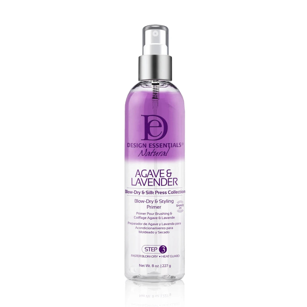 Design Essentials Agave & Lavender Blow-Dry & Style Primer Unisex 8 Oz (Pack of 12)