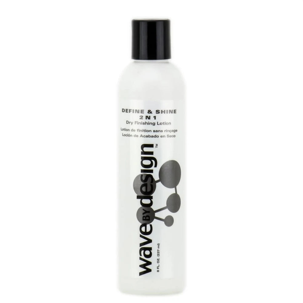 Design Essentials Define & Shine - 2 N 1 Dry Finishing Lotion (8 oz) (Pack of 12)