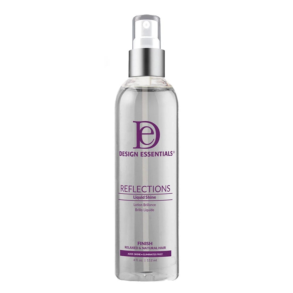 Design Essentials Reflections Liquid Shine Humidity-Resistant Hair Polish Spray, 4 Oz (Pack of 12)