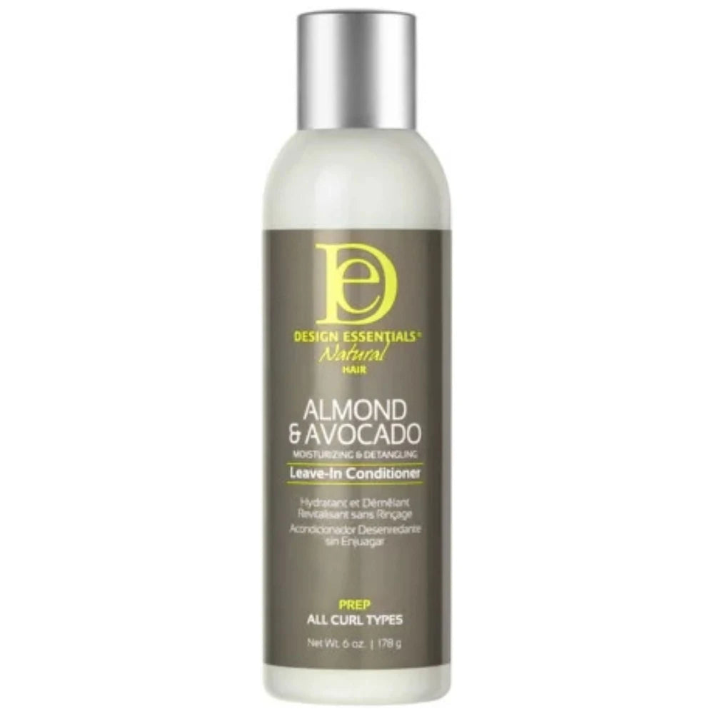 Design Essentials Almond Avocado Moisturizing Leave in Conditioner 6oz. Unisex (Pack of 12)