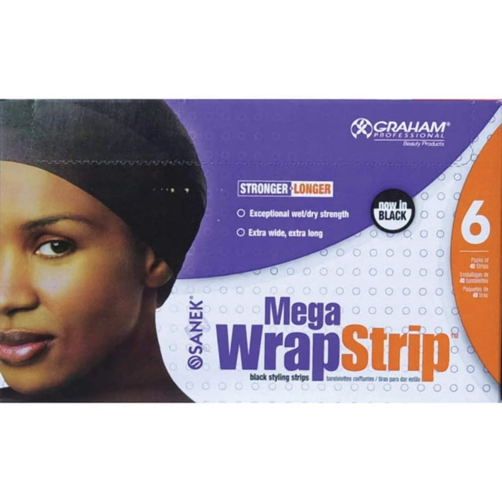 Graham Professional 55142 Sanek Black Mega Strips 40 s (Pack of 4)