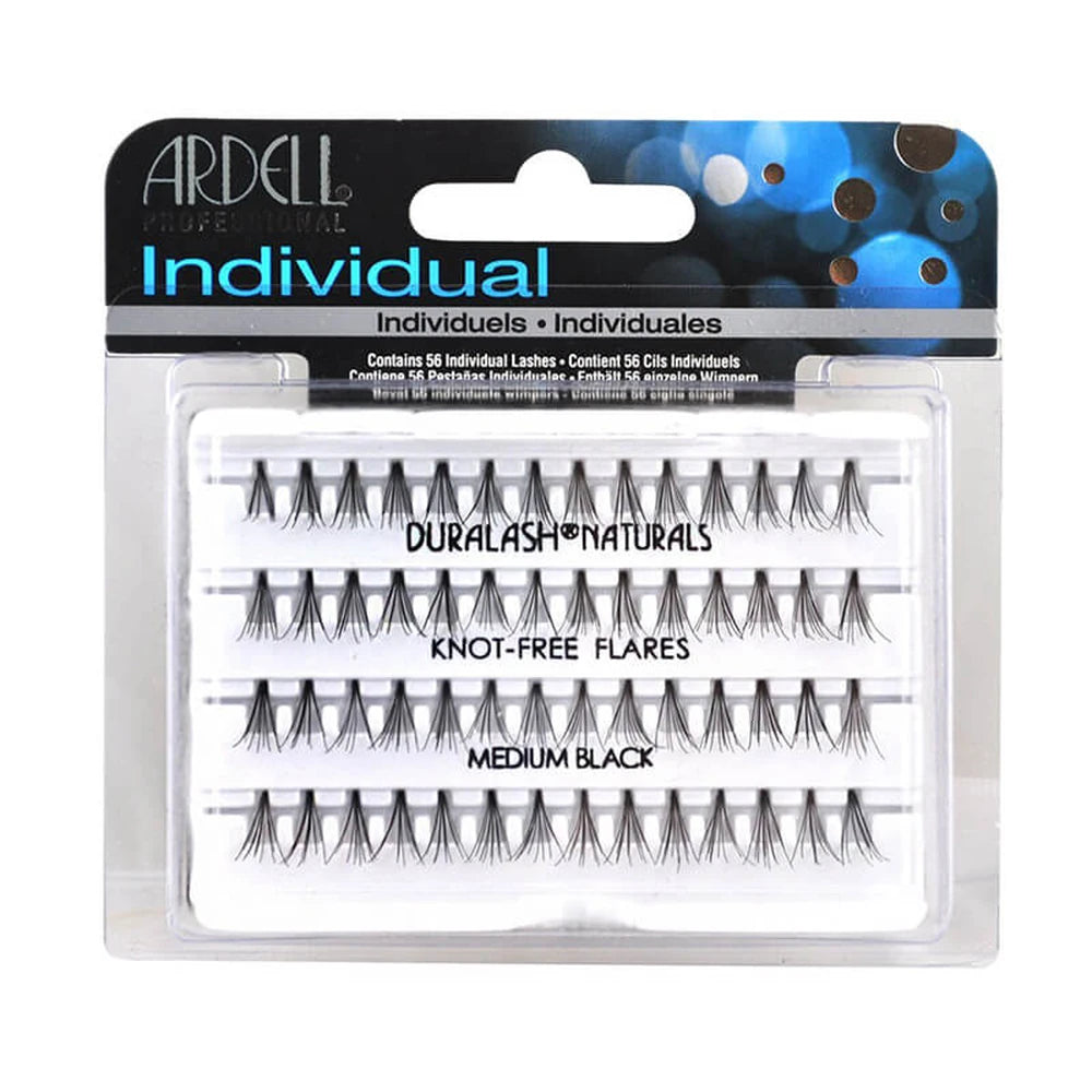 Ardell DuraLash Naturals Knot Free Flare Lashes Medium Black (Pack of 72)