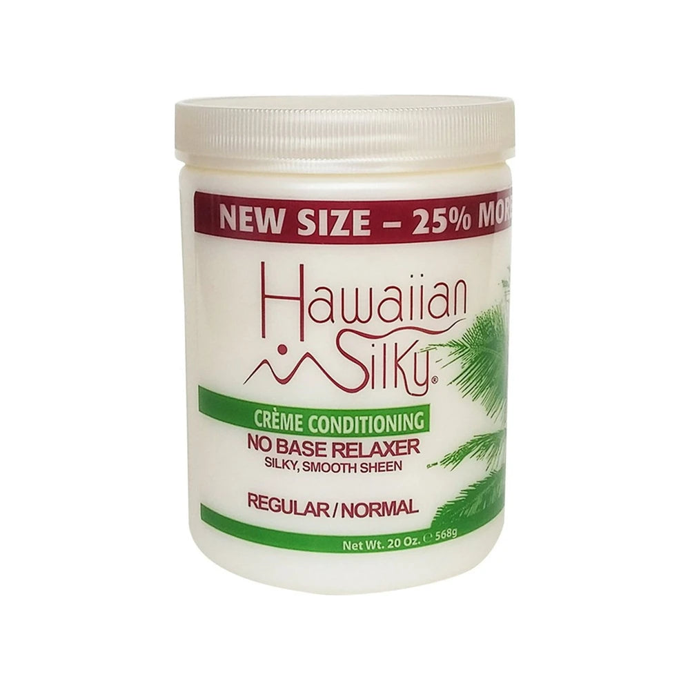 Hawaiian Silky- Creme Conditioning No Base Relaxer Regular 20oz (Pack of 12)