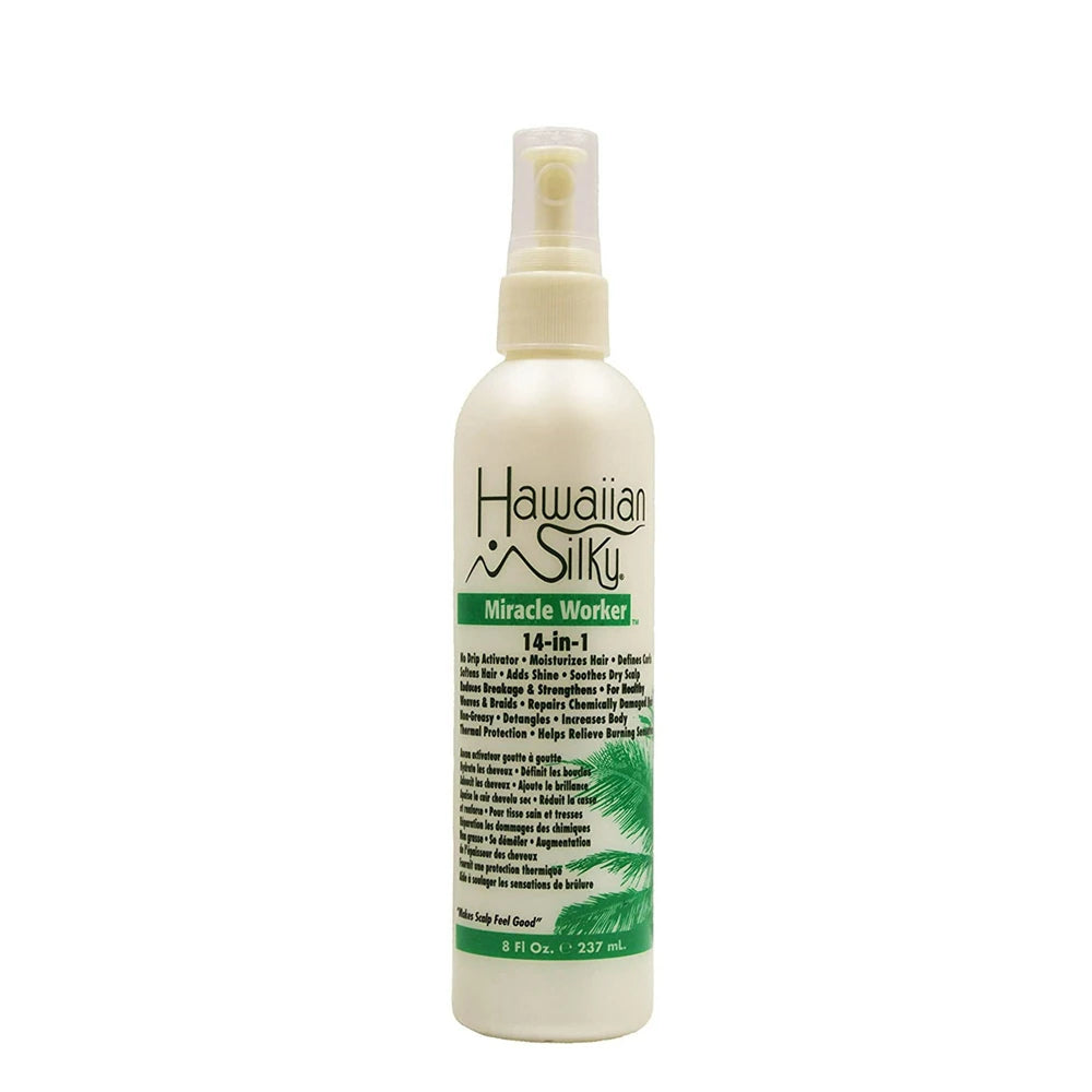 Hawaiian Silky Miracle Worker 14-in-1 No Drip Activator & Moisturizer - 8 oz (Pack of 12)