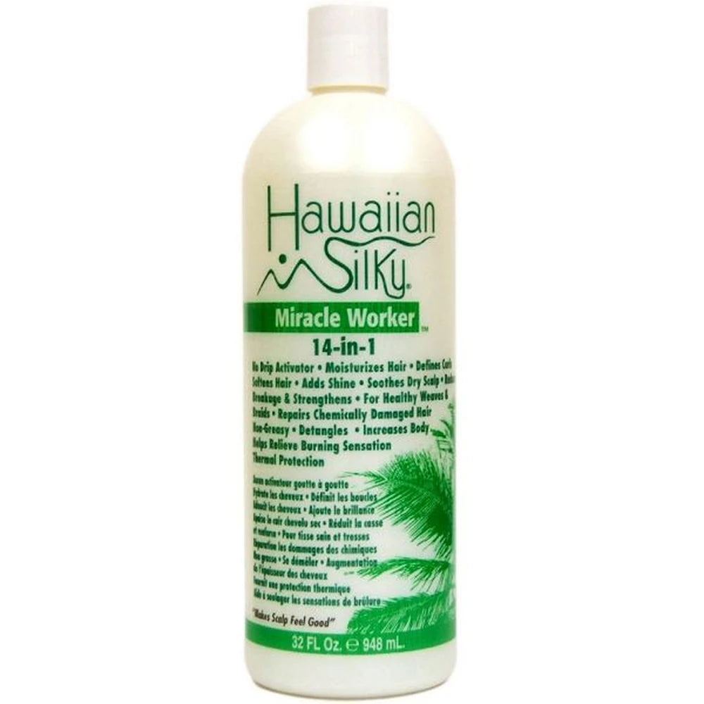 Hawaiian Silky Hawaiian silky 14-in-1 Miracle Worker White 32 Fl Oz (Pack of 12)