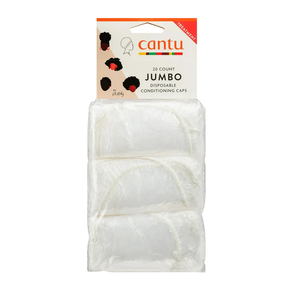 Cantu Jumbo Plastic Disposable Treatment & Shower Conditioning Caps 20 Ct (Pack of 36)