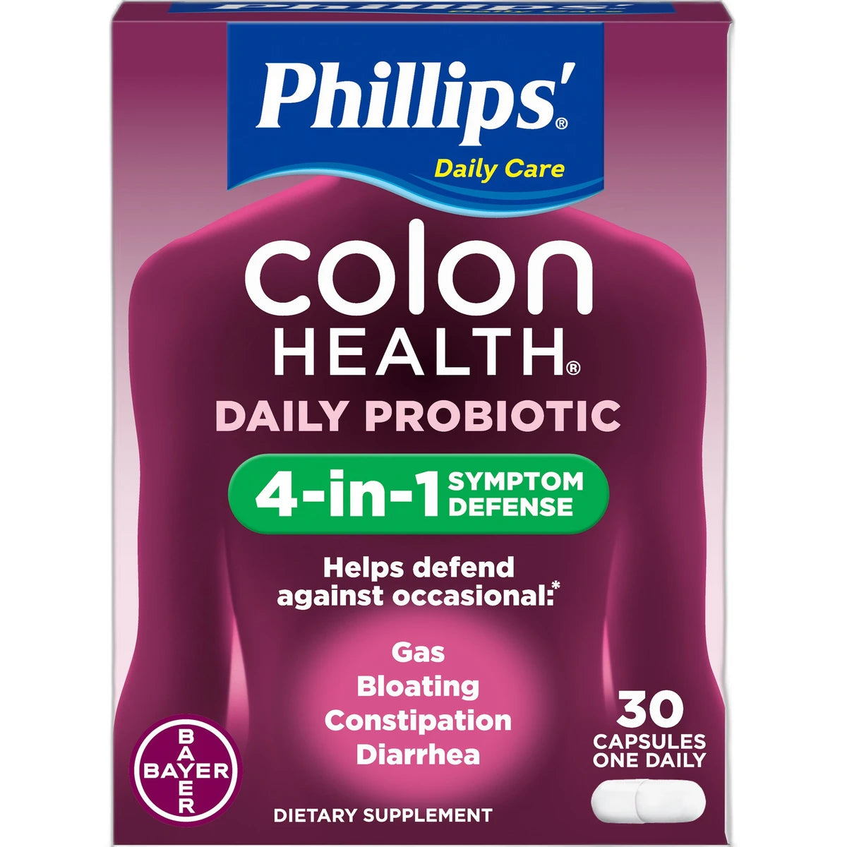 Phillips Colon Health Probiotic Supplement Capsules 5.29Oz (Pack of 24)