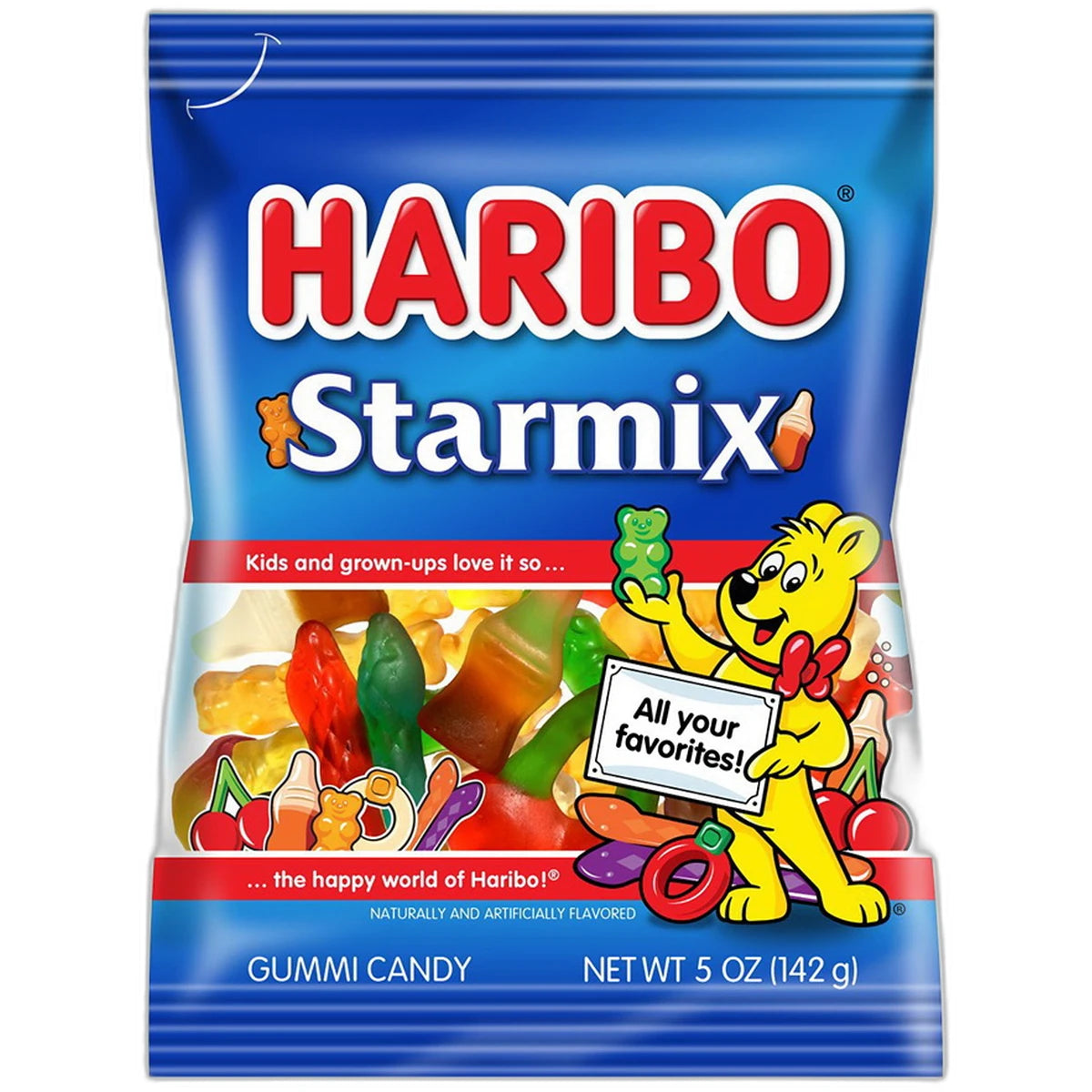 Haribo Star Mix Gummi Candy Assorted 5Oz (Pack of 12)