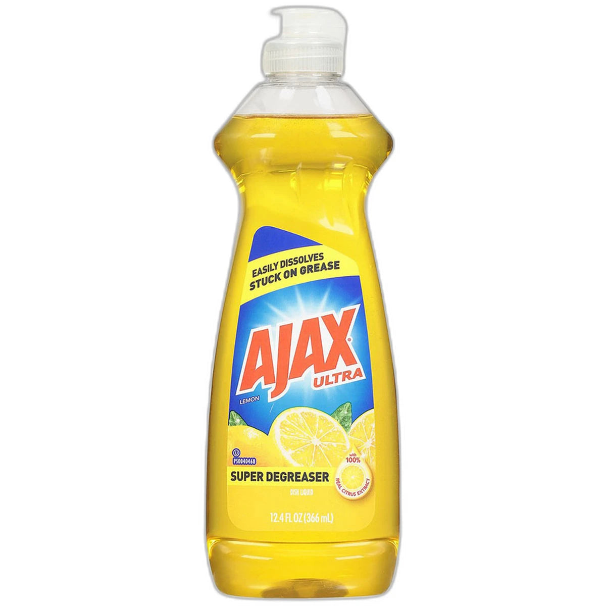 Ajax Ultra Super Degreaser Liquid Dish Soap Lemon 12.4Oz (Pack of 20)