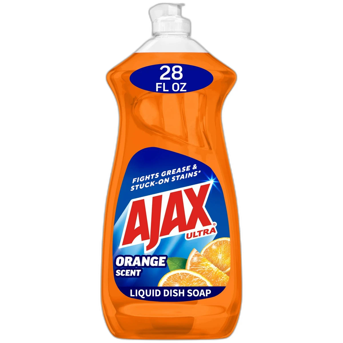 Ajax Ultra Triple Action Liquid Dish Soap Orange 28Oz (Pack of 9)