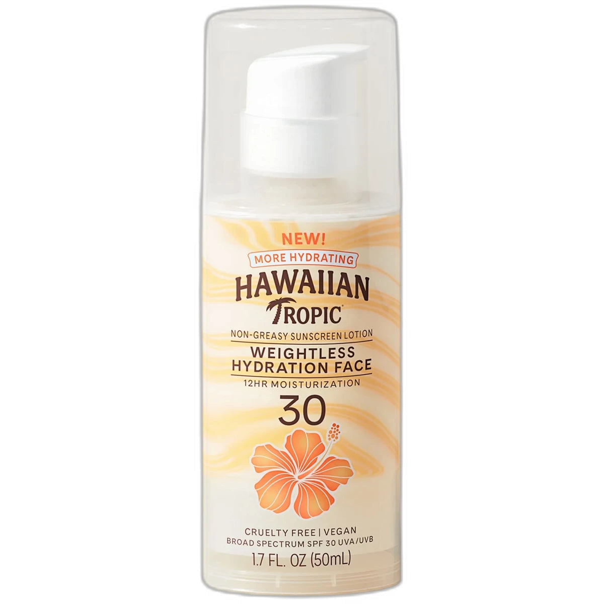 Hawaiian Tropic Silk Hydration Weightless Face Lotion SPF 30 1.7Oz (Pack of 12)