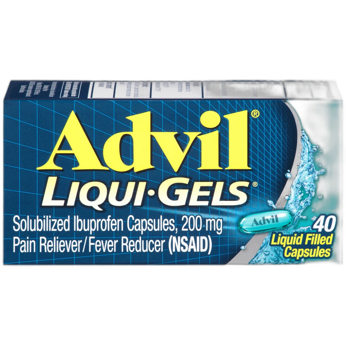 Advil Advanced Medicine For Pain 200Mg Liqui-Gels 1.52oz (Pack of 36)