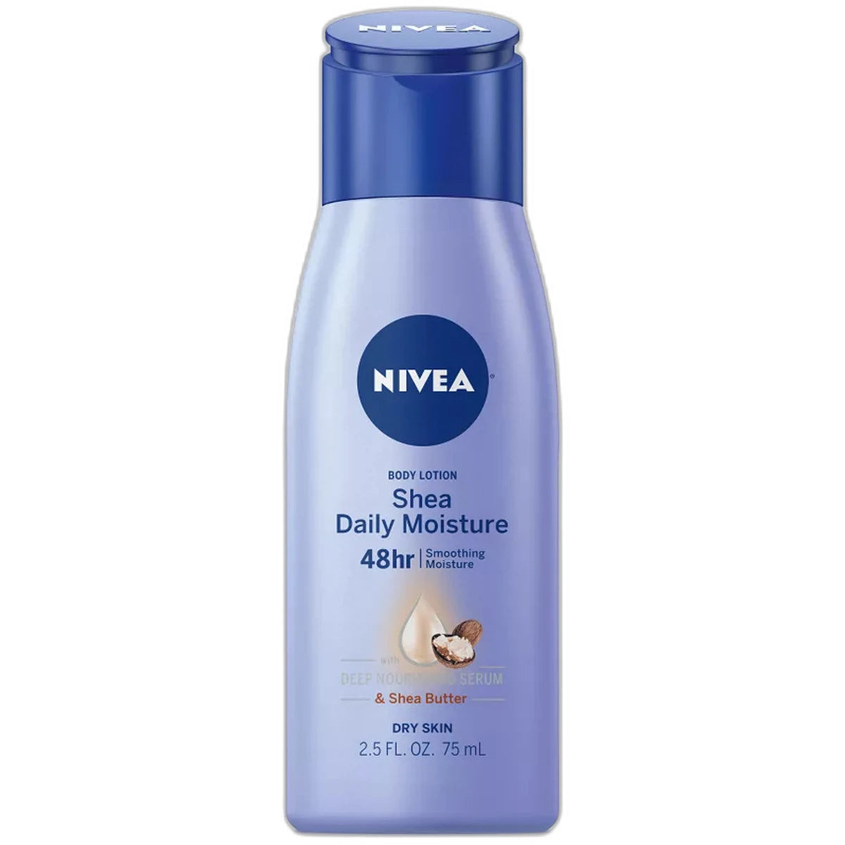 Nivea Shea Nourish Dry Skin Body Lotion With Shea Butter 2.5Oz (Pack of 24)