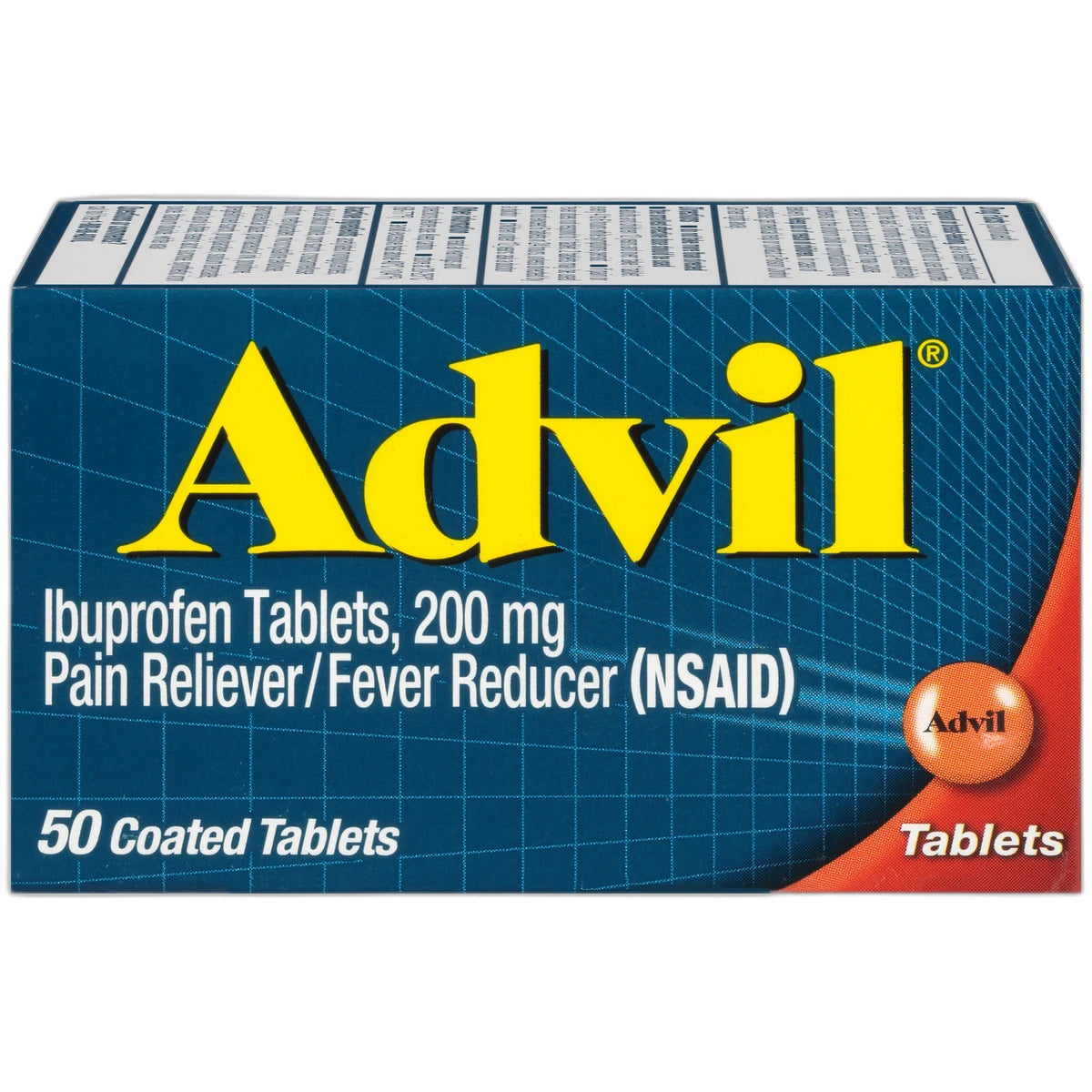 Advil Advanced Medicine For Pain 200Mg Tablets 1.76oz (Pack of 36)
