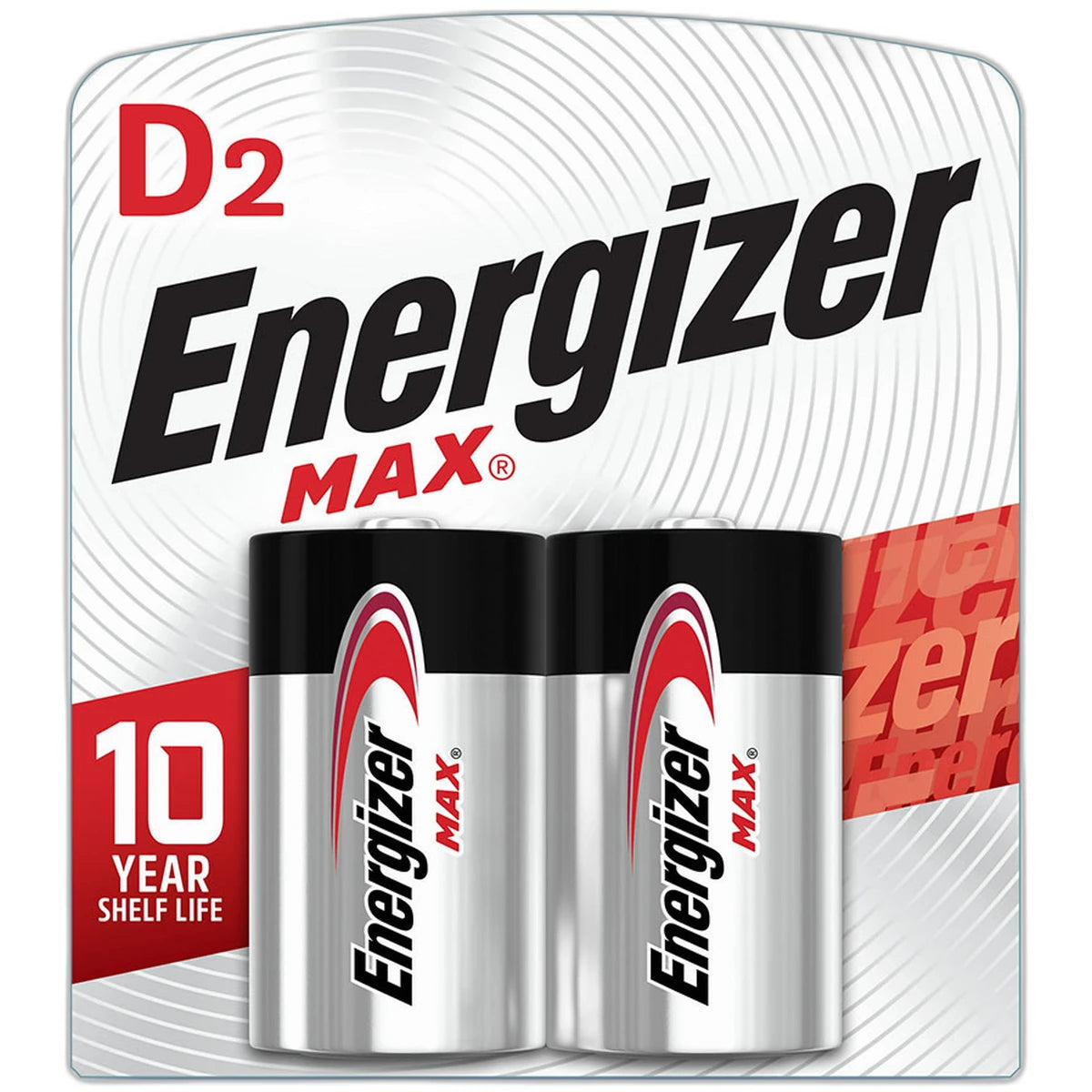 Energizer Max D Alkaline Batteries D 5.8Oz (Pack of 12)