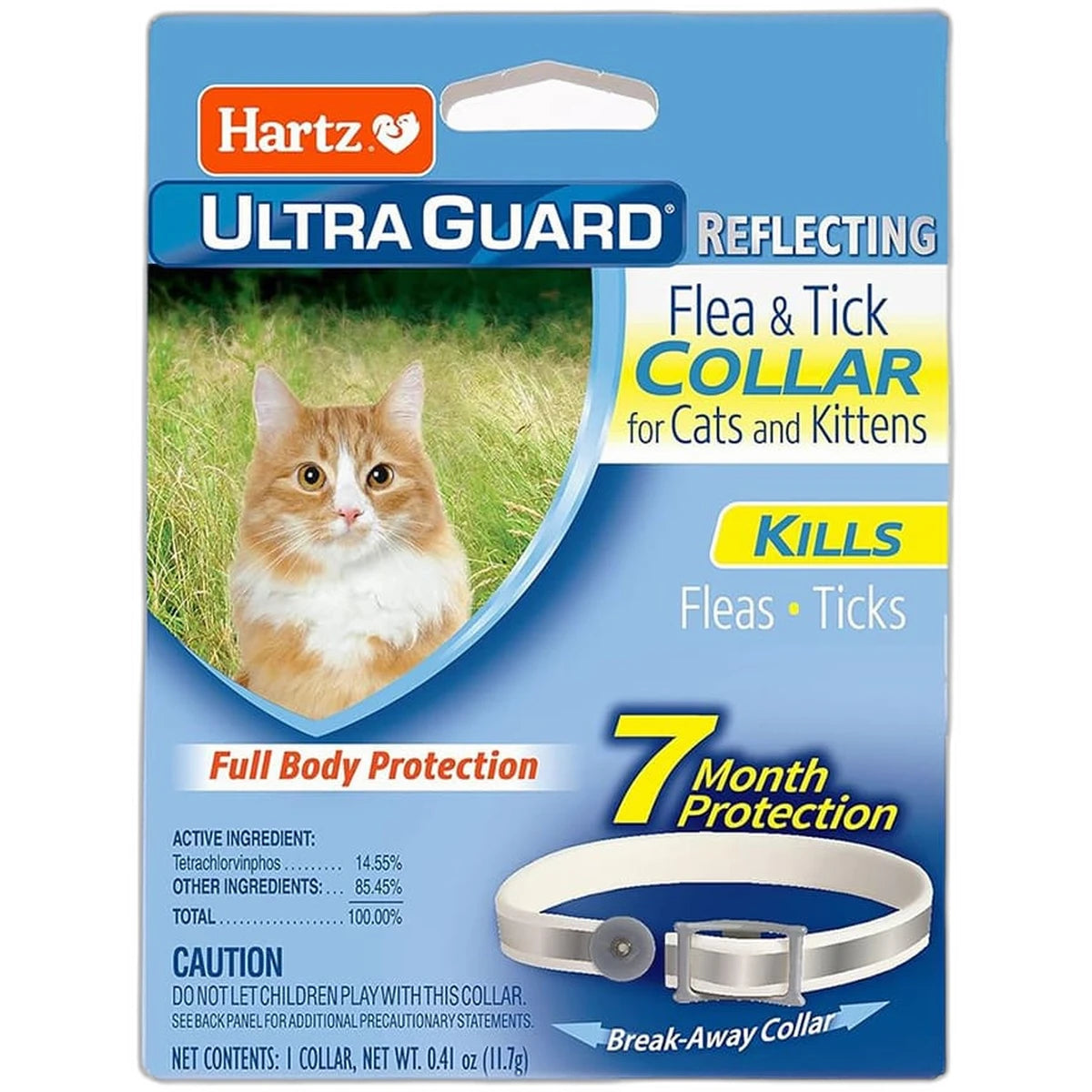 Hartz Ultra Guard Flea and Tick Collar for Cats and Kittens 1 Ea 0.41Oz (Pack of 48)